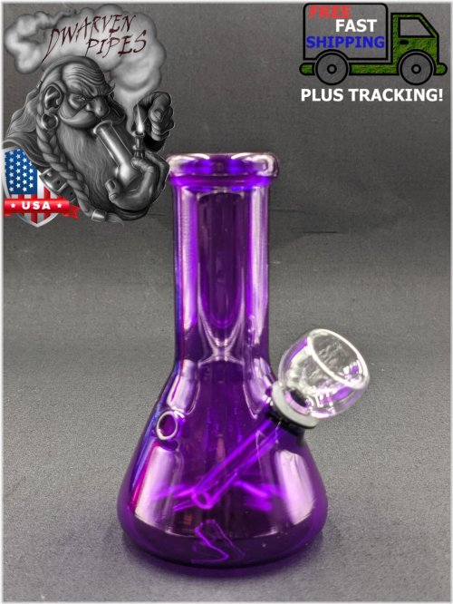 Purple Beaker Glass Hookah