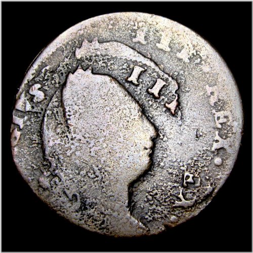 Irish Coin with Major Off-Center Double Striking - #O775