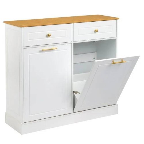 Hideaway Waste Management Cabinet