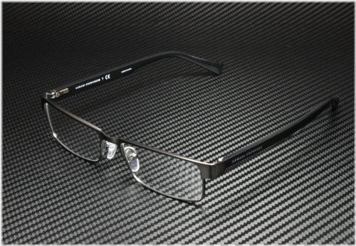 Satin Gunmetal Black Demo Lens Eyeglasses