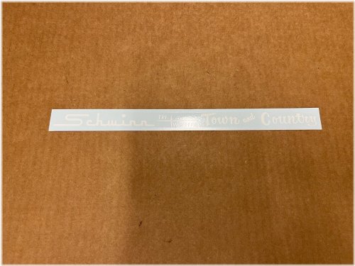 Vintage Schwinn Tri Wheeler Chain Guard Decal