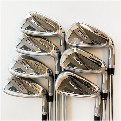 TaylorMade SIM2 Max Irons 7-Piece Set with KBS 85 Steel Shafts