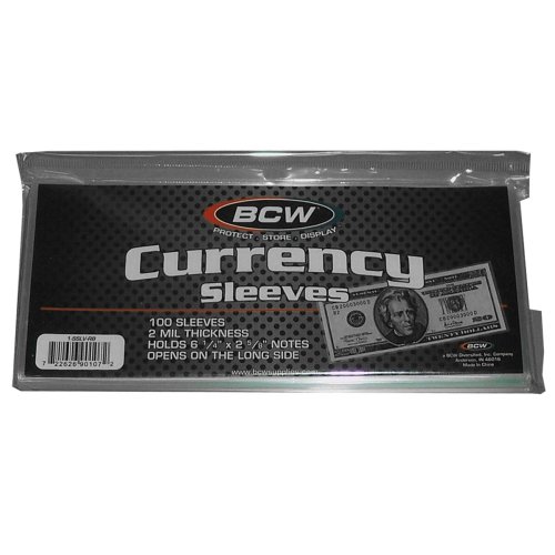 CurrencySafe Poly Sleeves