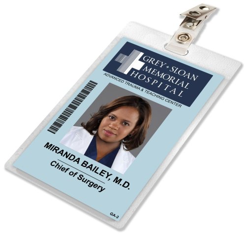 Medical Center Staff Badge Replica