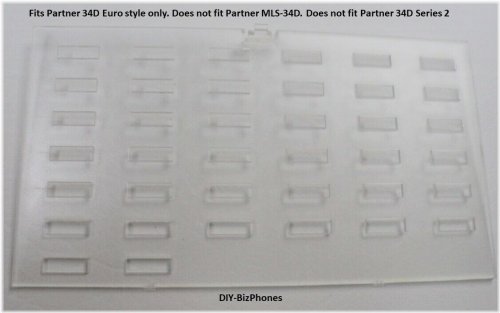 Partner-34D Display Label Cover