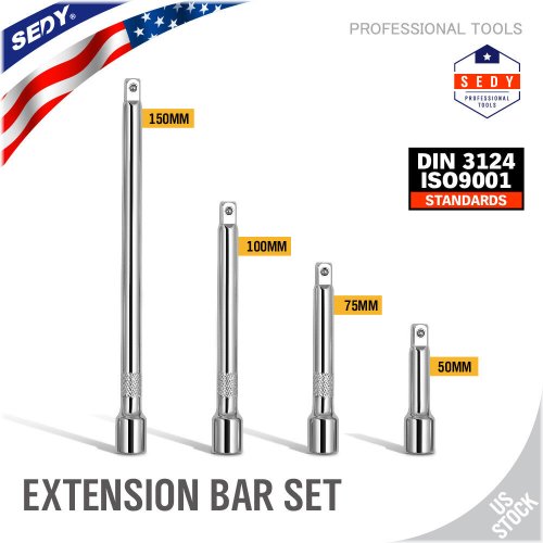 Long Reach Socket Extension Bar Set