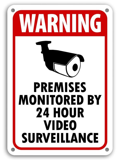 Vigilant Eye Security Sign