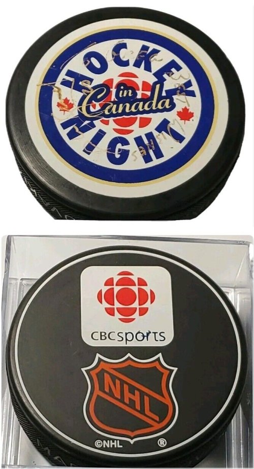 Night in Canada Autographed NHL Puck by Al Secord #20