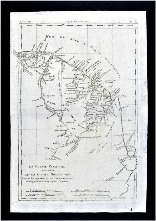 Maroni Marowijne River Map