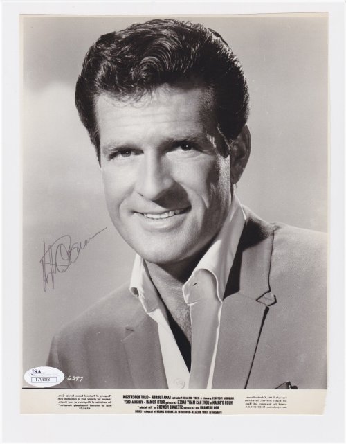 Love Has Many Faces Autographed 8x10 Photo by Hugh O'Brian with JSA Certification
