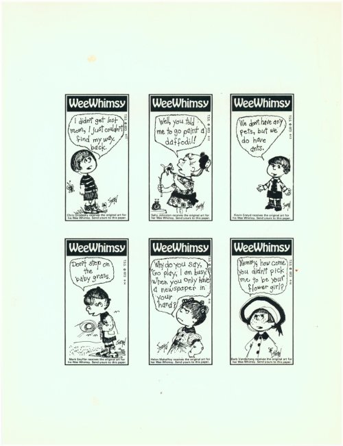 Whimsical Cartoon Quote Proof Sheet