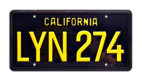 Vintage Speedster License Plate