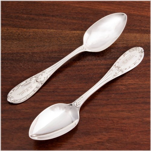Jenny Lind 1857 Teaspoons by David Hotchkiss Syracuse