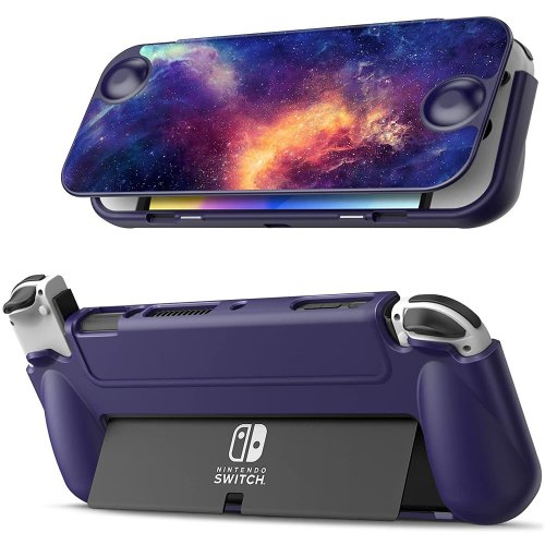 SwitchShield: Soft TPU Flip Cover for Nintendo Switch OLED 2021