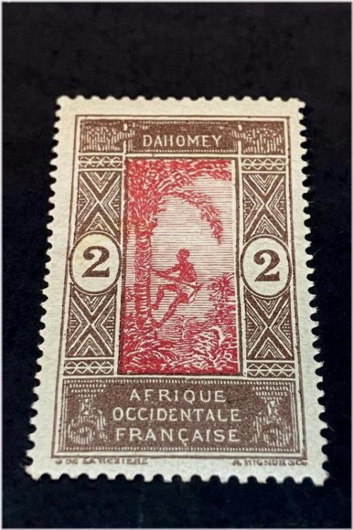 Dahomey 2 Franc Stamp: A Fine Piece of Afrique Occidentale Francaise History