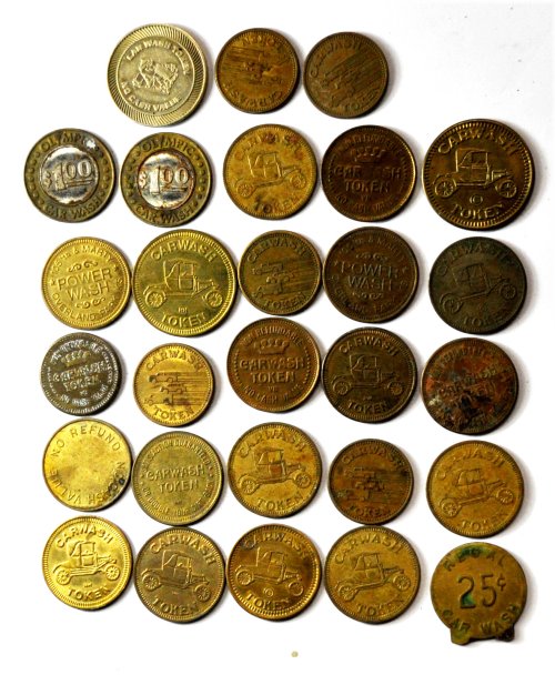 Double Dirt Car Wash Tokens