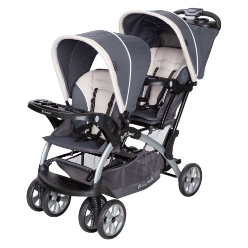 ComfyRide Duo: Foldable Twin Stroller for Infants and Toddlers