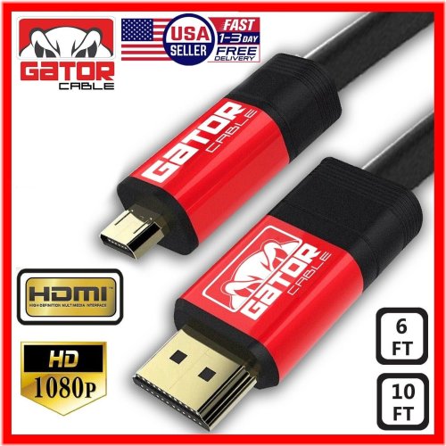 4K Camera HDMI Adapter Cable - Connect GoPro HERO to TV