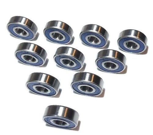 Sealed Ball Bearings - Set of 10, Size 12x32x10mm, C3 Premium Quality