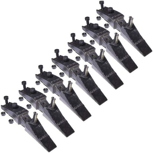 Bobcat Style Flush Mount Bucket Teeth Assembly