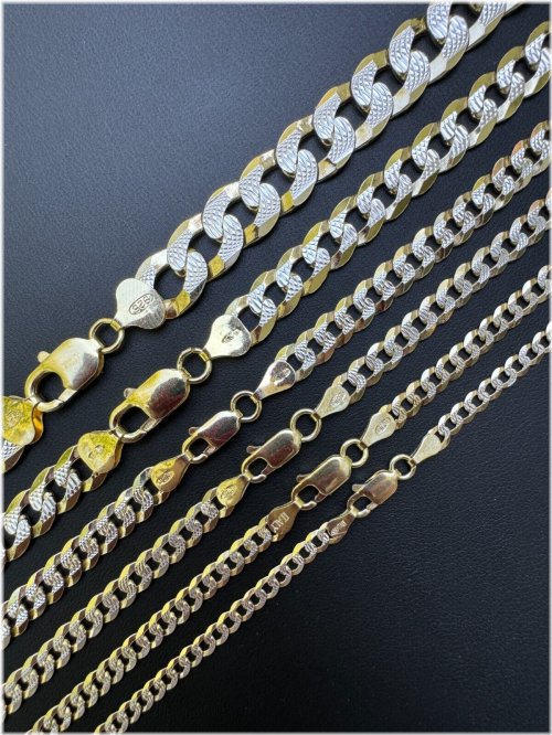 Golden Two-Tone Cuban Chain