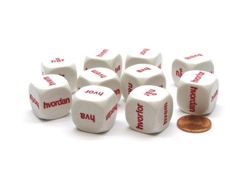 Questioning Numbers Dice Set