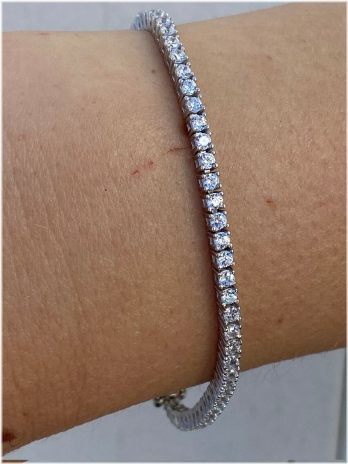 Diamond Sparkle Tennis Bracelet