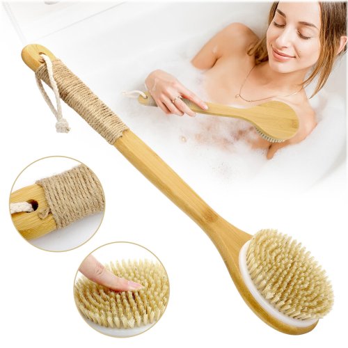 Bamboo Bristle Back Scrubber