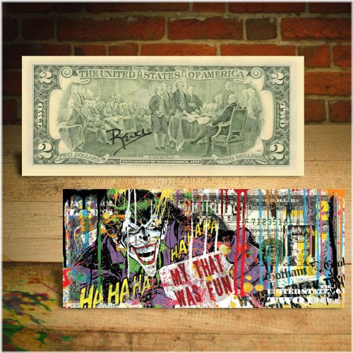 Gotham City Two-Dollar Bill by Rency