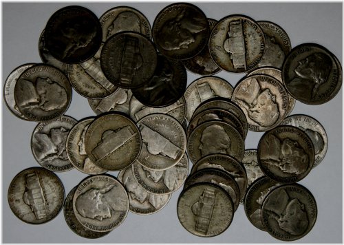 Jefferson War Nickels Collection