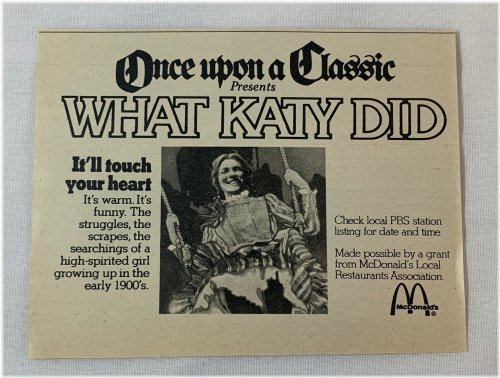 Nostalgic TV Treasures: "What Katy Did