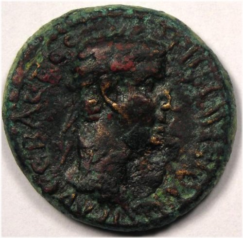 Claudius Aeolis Aegae Coin