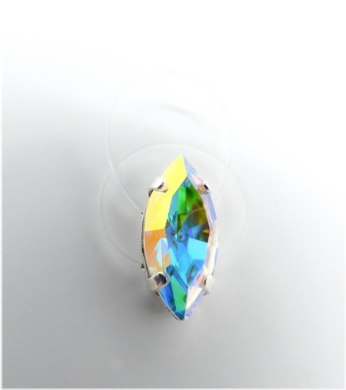 Iridescent Fire Marquise Cut Crystal Toe Ring