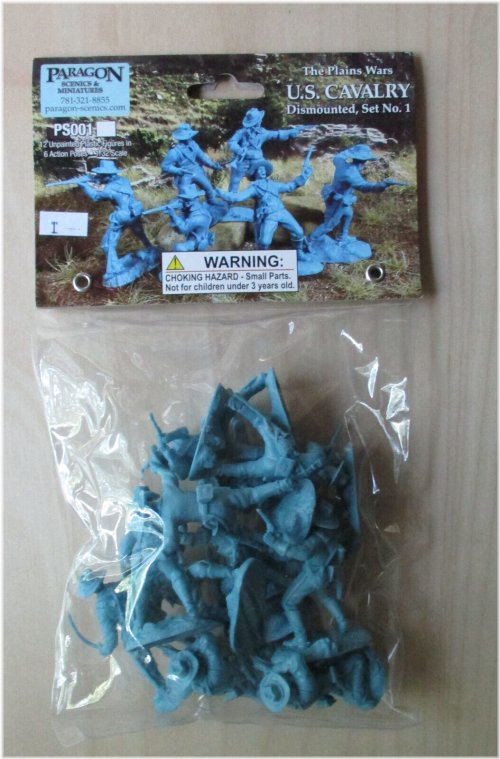 Blue Paragon Cavalry Figures Set