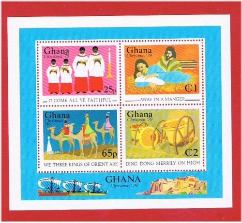 Ghana Christmas Souvenir Sheet - MNH OG #698