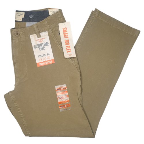 Downtime Khaki Straight Fit Pants