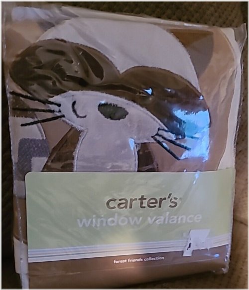 Forest Friends Raccoon Valance