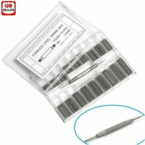 Complete Watch Band Repair Set with 360 Spring Bars and Link Pins