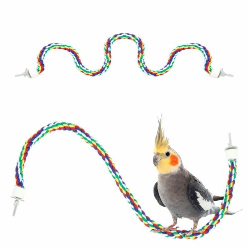 Rainbow Aviary Rope Perch