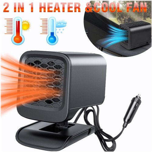 AutoHeat 12V Portable Electric Heating Fan
