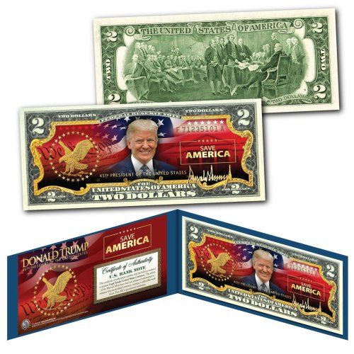 Patriotic $2 U.S. Bill