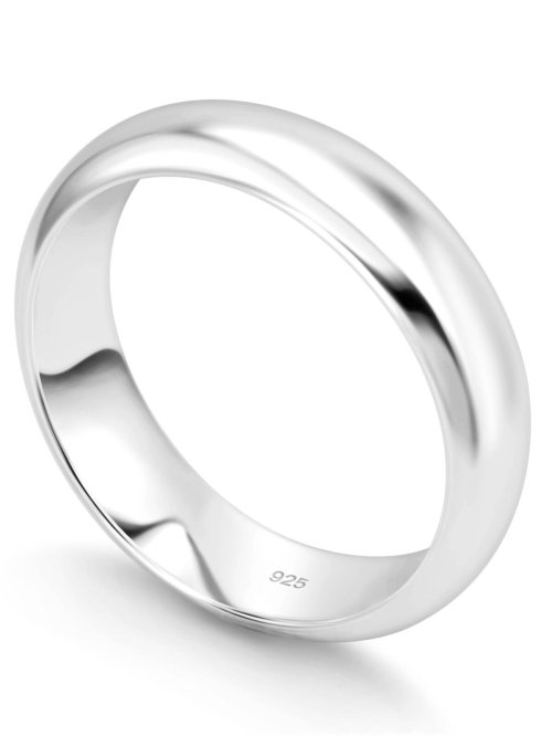 ComfortFit Sterling Silver Wedding Band Collection