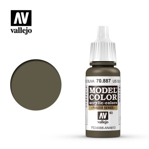US Olive Drab 17ml Acrylic Paint