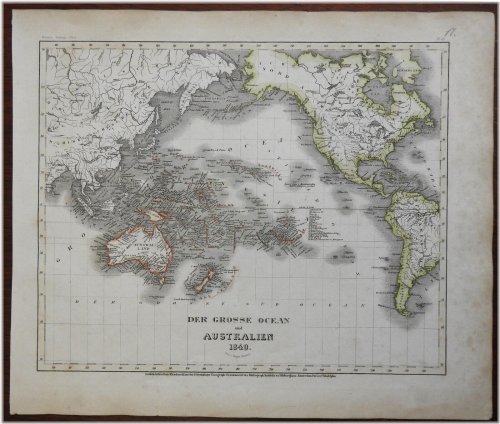 Oceania Cartographic Collection: 1850 Radefeld Map
