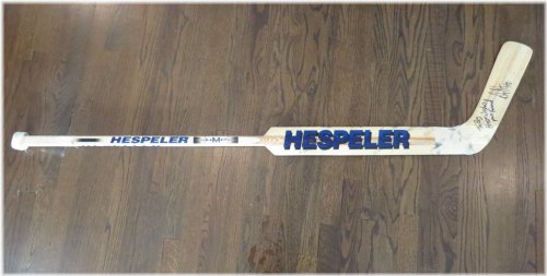 Cloutier's Game-Used Signed Canucks Goalie Stick