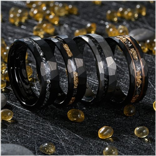 Cosmic Fusion Tungsten Ring