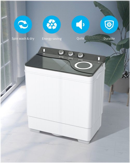 Twin Tub Laundry Washer and Dryer for Home Use