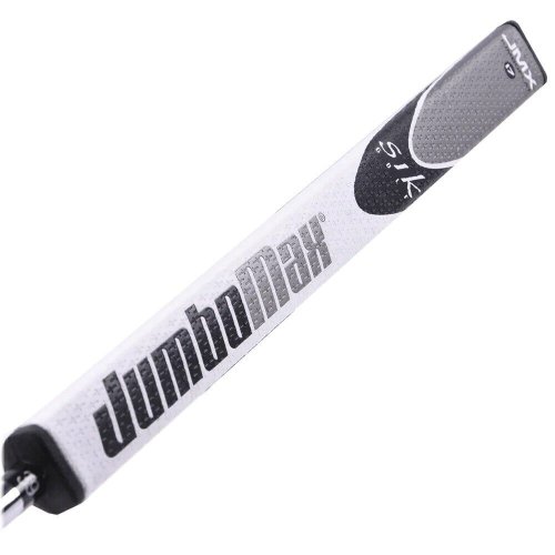 JumboMax Armlock Putter Grip - White & Silver