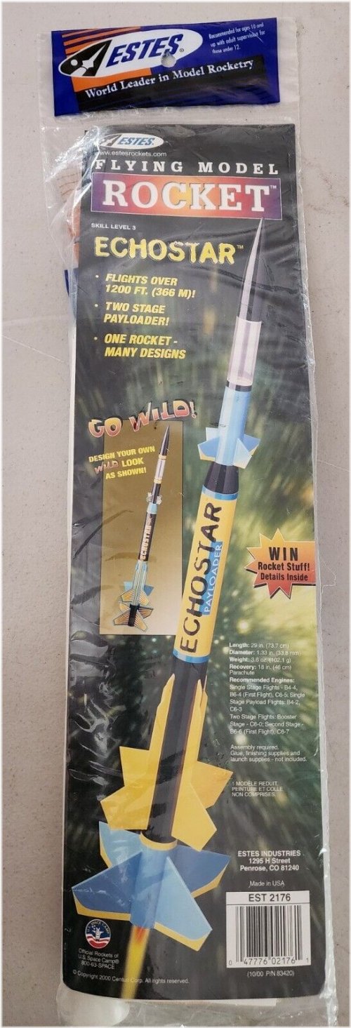 Echostar Two-Stage Model Rocket