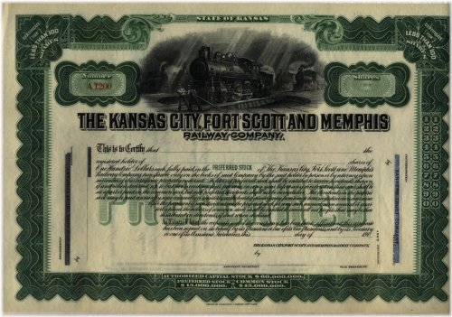 Midwest Railway Heritage Certificate